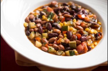Vegetarian Three Bean Chili Recipe