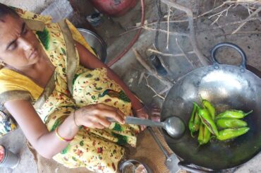 Traditional my home cooking || The Rural Village traditional life || Green Chili Recipe