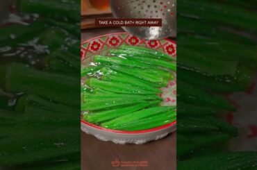 EASY VEGAN OKRA SALAD RECIPE #veganrecipes #vegetarianrecipes #okra #salad #chinesefood #cooking