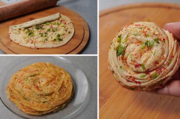 Chilli Garlic Cheese Paratha | Garlic Laccha Paratha Recipe | Yummy