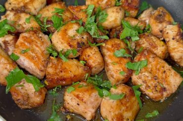 Salmon 5 mins recipe / Ginger lemon pepper salmon Fish / Salmon recipe in Pan / Best salmon recipe