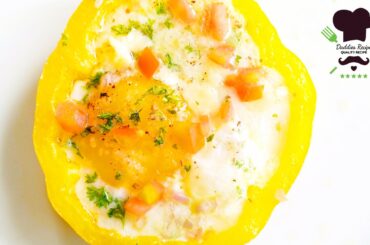 How to Make Bell Pepper Egg Ring  - Bell Pepper Recipes