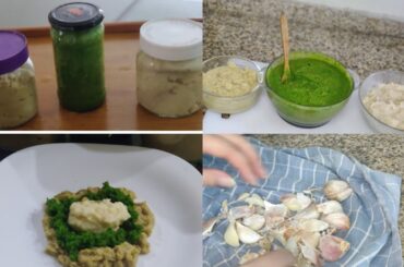 Ginger Garlic And Green Chili Paste Storage Recipe |Make &Store Recipe Storage food Recipes Indian