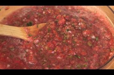 Salsa served with Pollo Asado