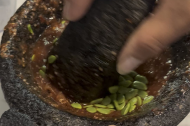 Do you guys also use a molcajate to make salsa?
