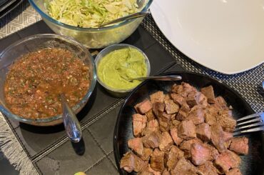 Steak tacos in UK