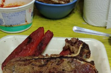 La cena antes de ir al trabajo