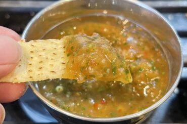 Haven’t made a raw salsa in a while. Fresh mango/tomato/serrano.