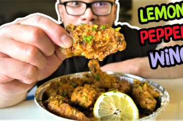 LEMON PEPPER WINGS. Recipe. Step by Step