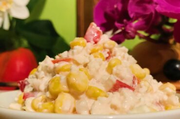 Pepper Corn Cauliflower Rice with Chili Cashew Dressing ~ Take 3