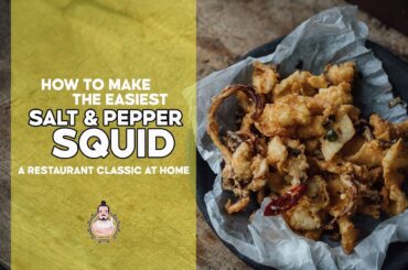 The Easiest Salt & Pepper Squid | 5-Minute Recipe | Easy Asian Home Cooking