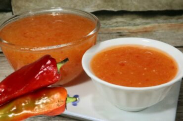 HOMEMADE SWEET CHILI SAUCE | How To Make Sweet Chili Sauce