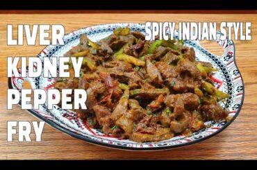 Liver & Kidney Pepper Fry | Lamb Fry | Indian Style Liver Recipes | Youtube