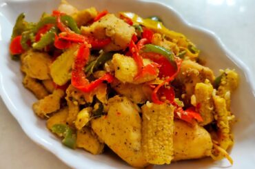 Delicious Oil-Free Chicken Bell Pepper Recipe | Healthy No Oil Chicken Recipe | Taste Burst