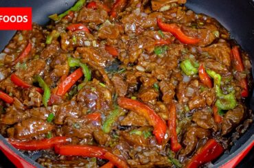 Black Pepper Beef Stir Fry Recipe | How to Make Beef Stir Fry | Tender Ribeye steak Recipe | Infoods