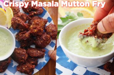 Yummy Masala Mutton Fry Recipe !