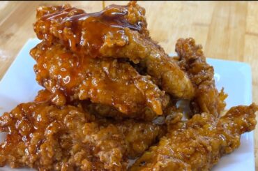 Sticky Chicken Tenders Recipe | The Secret To Irresistibly Crispy Sticky Chicken Fingers