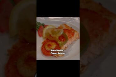 Baked Lemon Pepper Salmon. #easy #recipe #yummy #salmon #fish #foodie #dinner #weeknightdinner