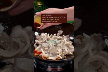 EASY MUSHROOM & EGG STIR-FRY RECIPE #recipe #cooking #chinesefood #mushroom #eggrecipe #vegetables