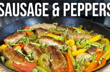 EASY & FAST Sausage and Peppers Recipe | Easy Keto Recipe