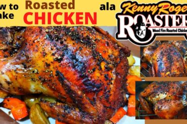 ROASTED CHICKEN ala KENNY ROGERS | Best CRACKED PEPPER Roast Chicken Turbo Broiled Style Recipe