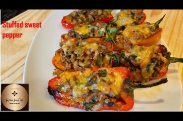Quick easy Stuffed Sweet Mini Peppers Party Appetizer Recipe with ~ Fusion Food Lab
