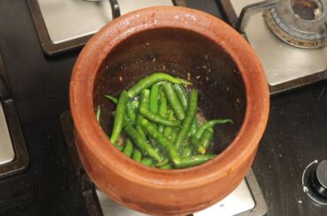 Trending Recipe Spicy Green Chilly Thokku Recipe - pacchaimilagai thokku