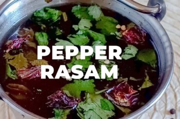 PEPPER RASAM WITHOUT TOMATO l MILAGU RASAM RECIPE - Flavours Treat