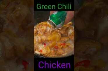 Green Chili Chicken/chicken chili recipe#shorts #shortsfeed