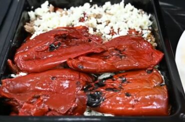 An Old Traditional Pepper Moussaka Recipe