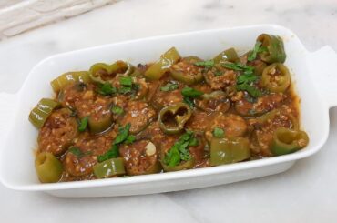 Bell Pepper Stuffed Keema Recipe !!!