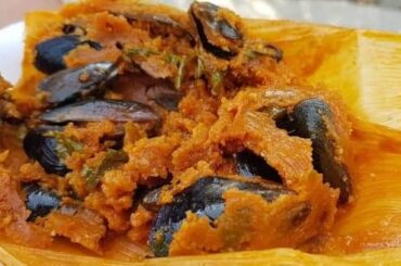 Tamales with small mussels