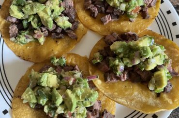 Homemade steak tacos