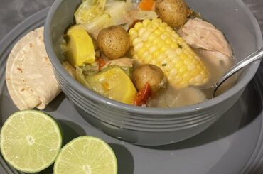homemade caldo de pollo