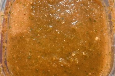 Smoked Mango Habanero salsa