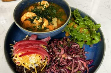 Sopa de camarones