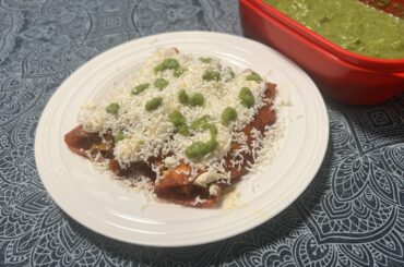 Potato and chorizo enchiladas are best imo.