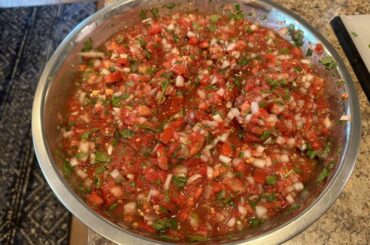 Pico de Gallo, my favorite food. I'll eat this whole bowl in the next week :)