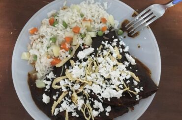 Enchiladas de mole