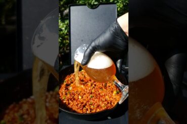 Chili in crusty bread #shorts