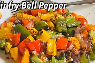 Stir fry bell pepper | bell pepper salad for Weight Loss | weight loss salad for lunch/dinner