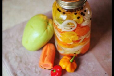 Jamaican Hot Pepper Pickle