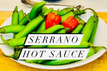 Green Serrano Pepper Hot Sauce | How to Make Easy and Delicious Homemade Hot Sauce