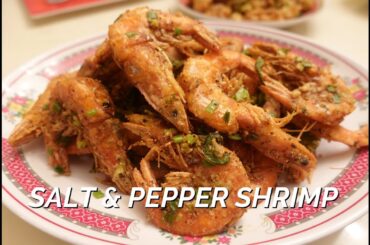 SALT & PEPPER SHRIMP Recipe | Wok With Me