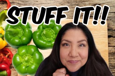 STUFFED BELL PEPPERS!  TWO RECIPES!  PHILLY AND TRADITIONAL!