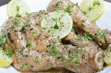 LEMON PEPPER CHICKEN | Easy and Quick Chicken Starter Recipe | Chicken with Lemon Butter Sauce