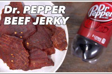 Dr Pepper Beef Jerky Recipe - Glen And Friends Cooking - How To Make Beef Jerky - Pellet Grill Jerky