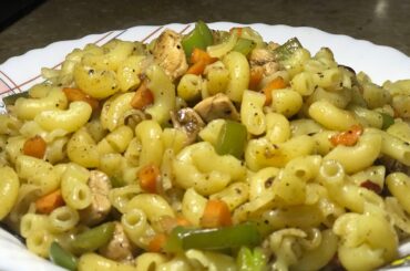 Chicken Black Pepper Macaroni Recipe | How to make Chicken Black Pepper Macaroni at Home #chicken