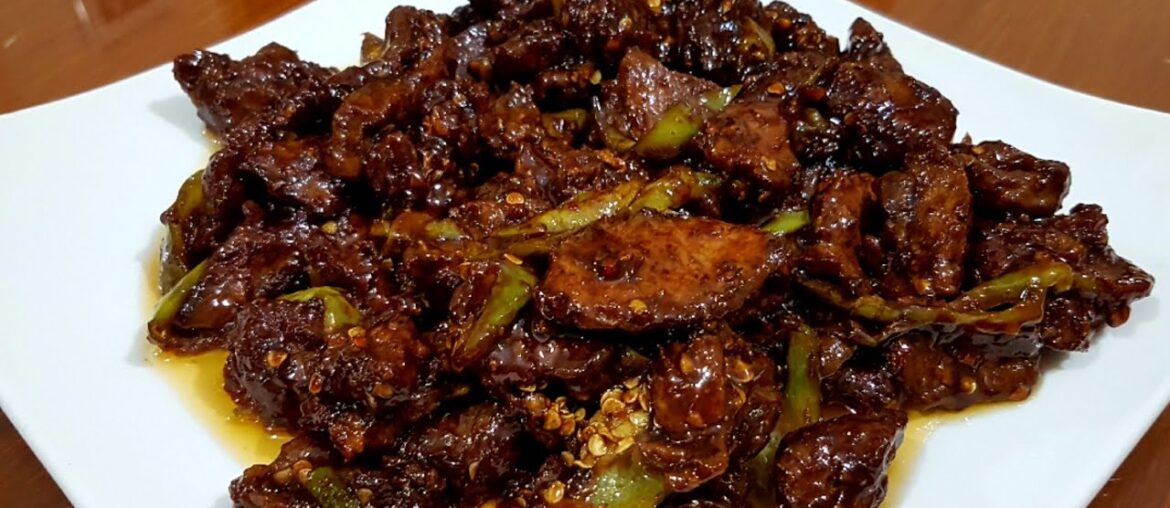 Beef Chilli Dry Recipe l How to Make Restaurant Style Chinese  Beef Chilli Dry | Beef Tenderloin