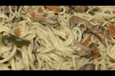Spaghetti Recipe | Black Pepper Spaghetti [Quick Spaghetti Recipe]